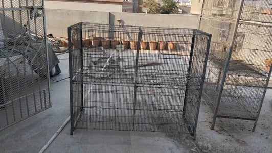 2 pinjra 6.5ft height 1.5 by 2