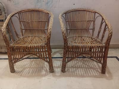 Bamboo chairs set
