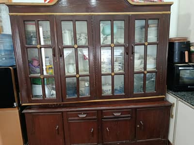 Pure shesham wooden showcase