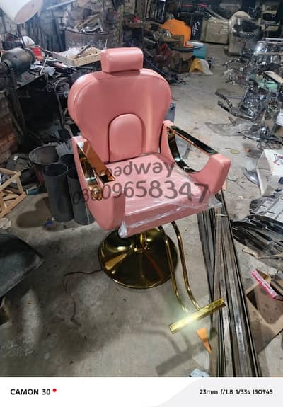 Salon chairs/saloon chairs/Barber chairs/golden furniture/Facial bed