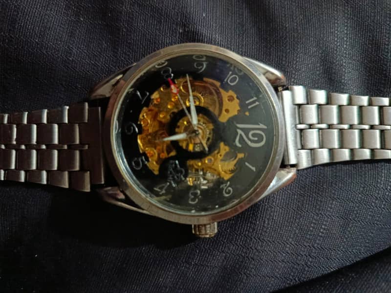 Fetchi Skeleton automatic watch 3