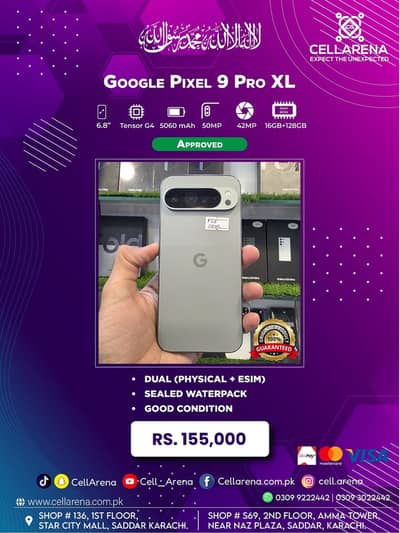 Google Pixel 9 Pro XL 9 Pro Approved-CELLARENA