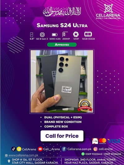 SAMSUNG S24 ULTRA APPROVED - CELLARENA