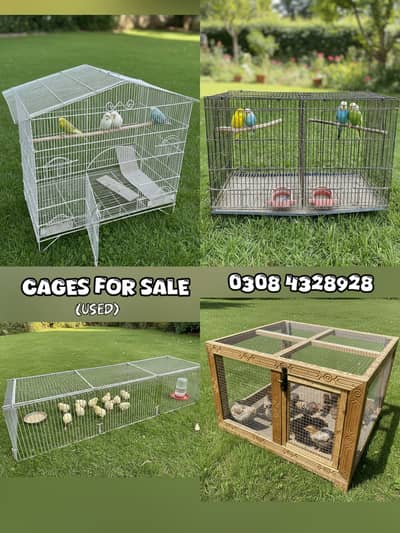 Birds and hens cages for small pets