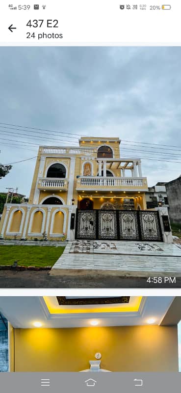 Wapda town E2 block 10 mrla brand new beautiful house for sale