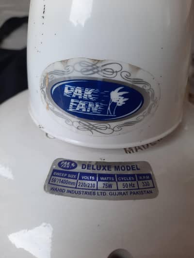 4 ceiling fans of Pak Fans