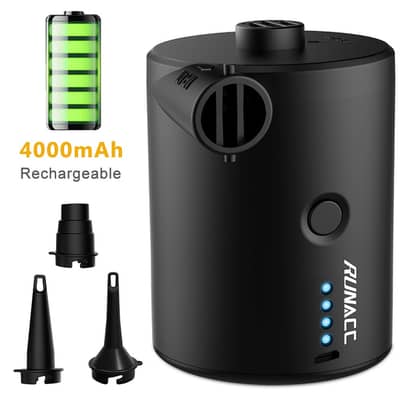 Imported Rechargeable Air Pump (4000mAh) – For Balloons & Mattresses