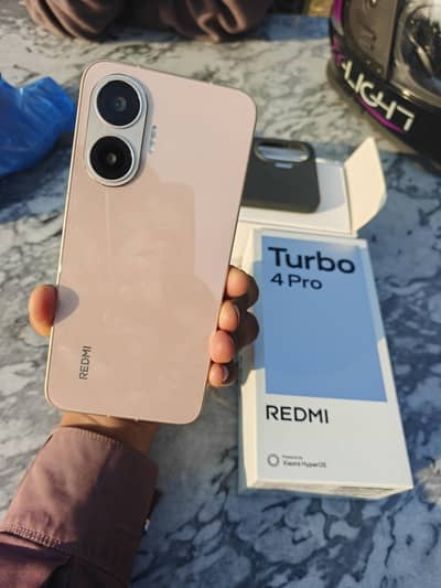 Redmi Turbo 4 pro 5G Snapdragon 8sGen4 Non Pta Non Active 4 month sim