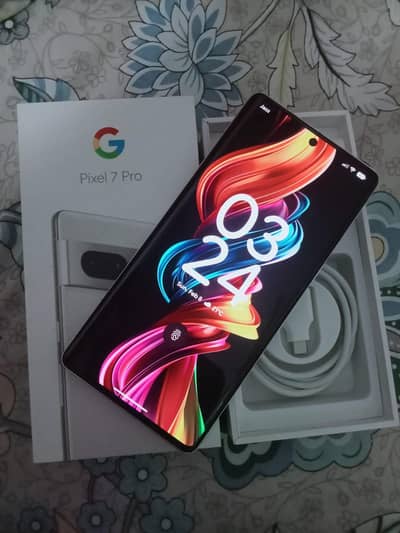 Pixel 7 pro 12/128GB Hazel Official PTA with box