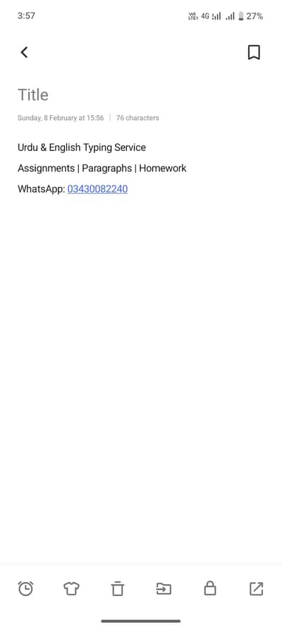 Assignment, Urdu English Typing, Paragraph Writing Service Available