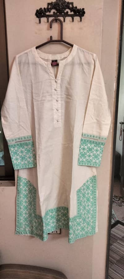 Ego brand block printed suit