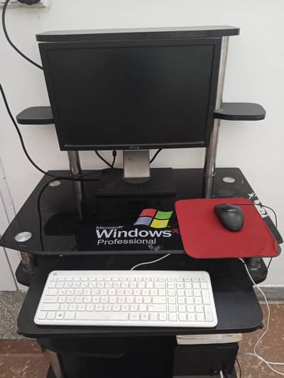 Dell PC Setup for Sale Urgently With Trolly