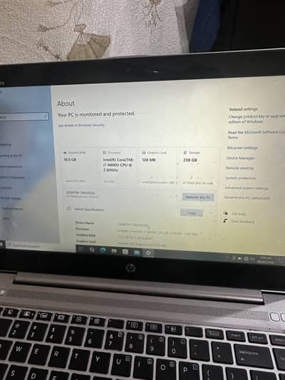 Hp intel core i7 laptop with charger for sale