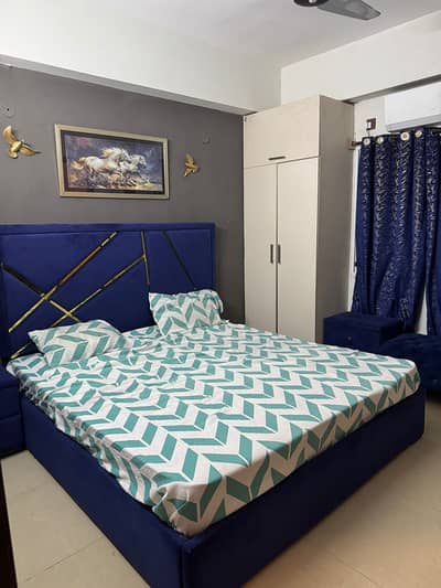 1 bed Furneshed apartment available for rent in gulberg green Islamabad