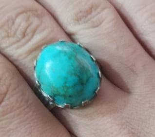 I want to sell my new Italian Chandi silver with feroza ring.