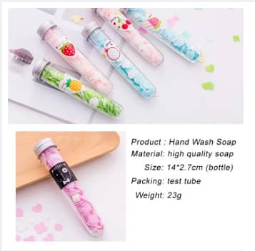 Mini Bottle Paper Soap 3