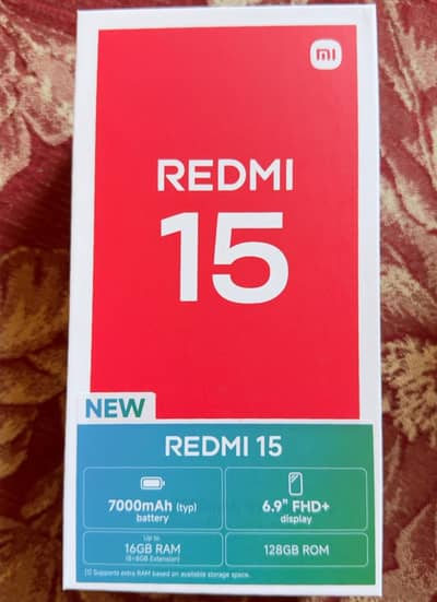 Redmi 15 4G (not 5G)