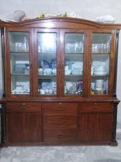 Solid Wood Showcase Cabinet