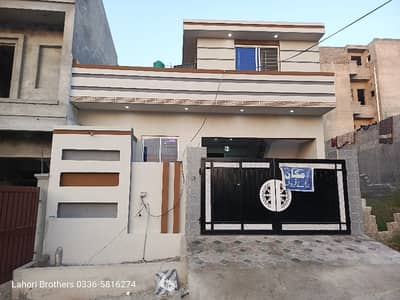 Prime Location Beautiful 5 Marla Brand New Single Storey House for Sale in AECHS Airport Housing Society Near Gulzare Quid and Gulberg Express Highway