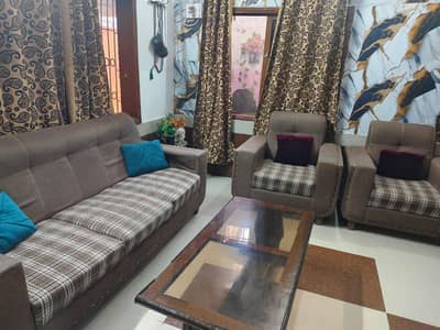 sofa set 5 seater slightly used