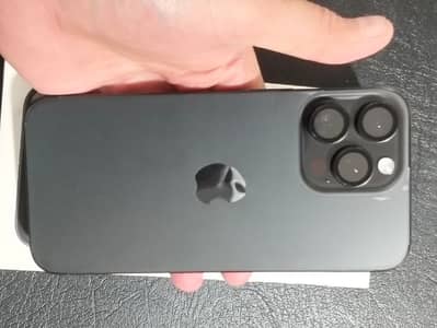 Iphone 15pro max LLA esim black full box PTA Approved