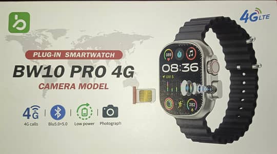 BW10 Pro 4G Camera Smart Watch