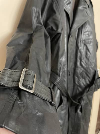 Leather Trench Coat Available