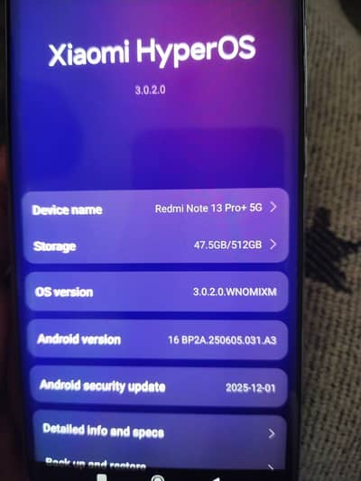redmi note 13pro plus 12gb ram 512gb ROM 5g 120 wattt charger 10.10