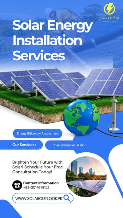 Solar system complete installation