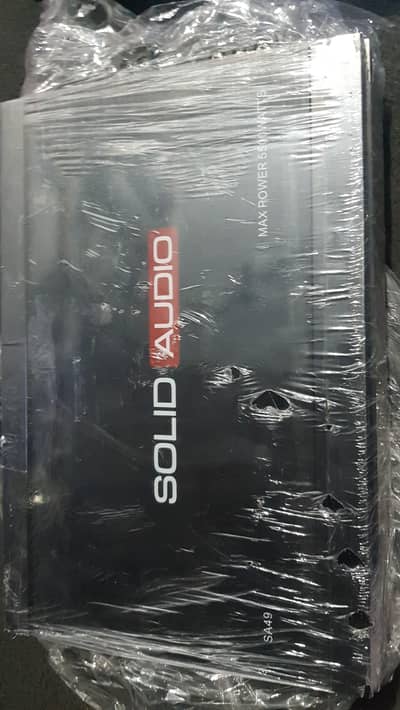 Solid Audio 4 Channel Amplifier