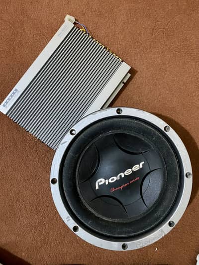 USA made Amplifer and Original Pioneer Woofer dual coal