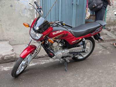 Suzuki GD110 Self Start 2025 Model Red Colour 10/10 Condition