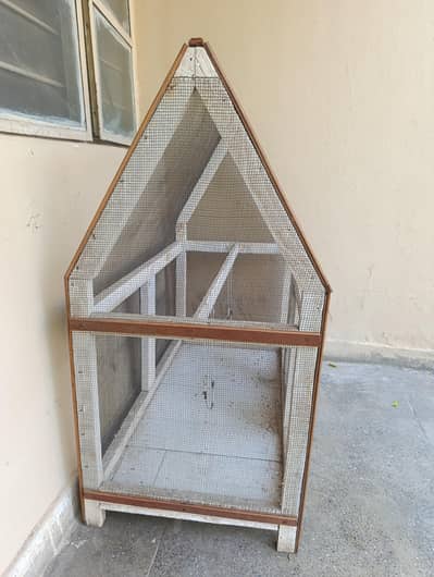 wooden cage