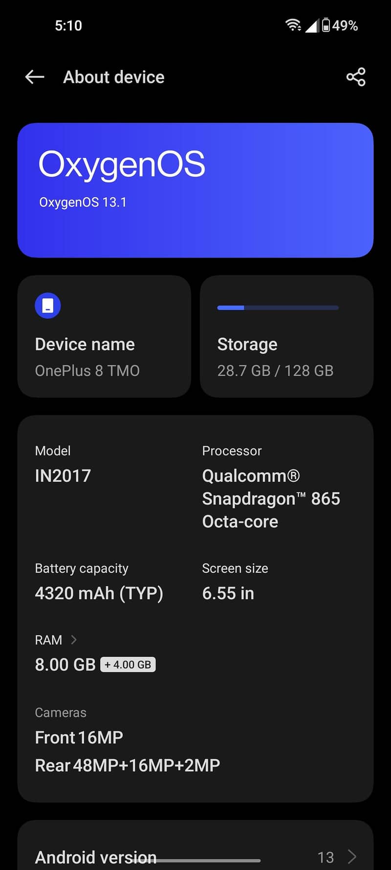 OnePlus 8 6