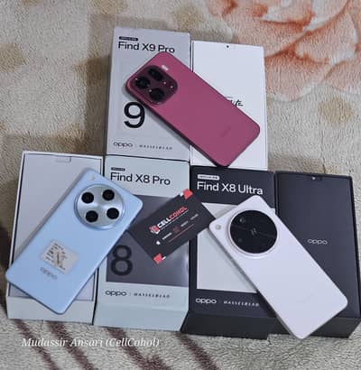 Oppo Find X9 Pro Find X8 Pro Find X8 Ultra
