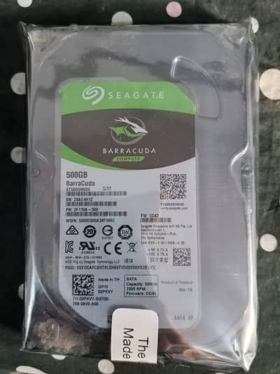 Seagate BarraCuda 3.5" 500GB HDD