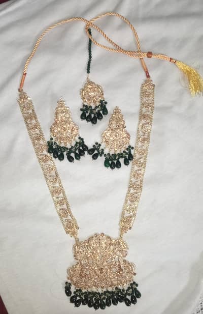 Artificial Jewelry Set Green Touch
