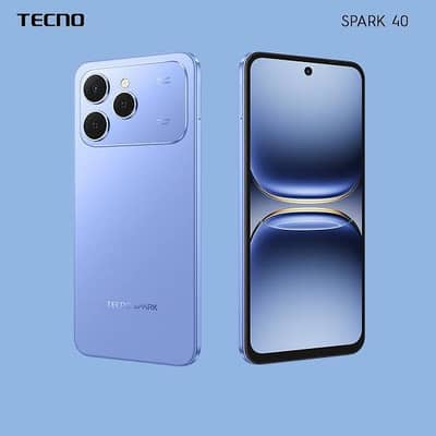 Techno Spark 40 For Sale | With charger and back cover.