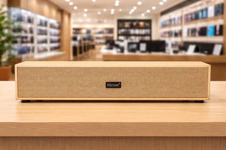 kbroad original sound bar super base clear sound quality wooden made