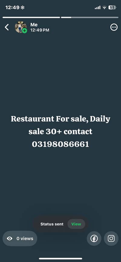 Restaurant For sale