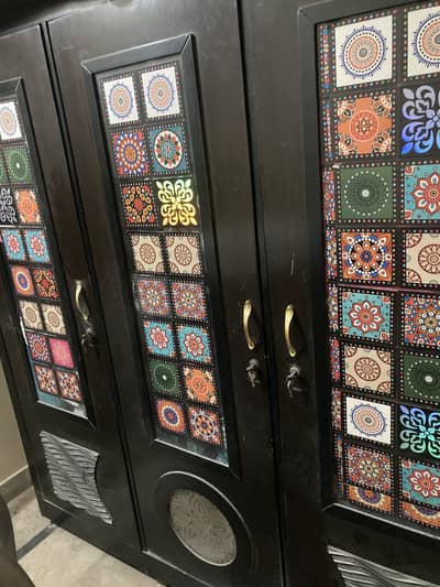 Wardrobe . Cupboard . 3 Door . Wooden