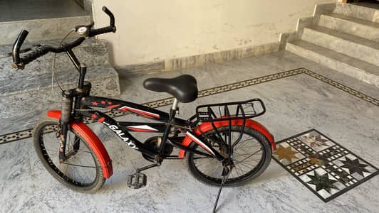 Red Colour MTB Galaxy bicycle almost new ( 18 inch)