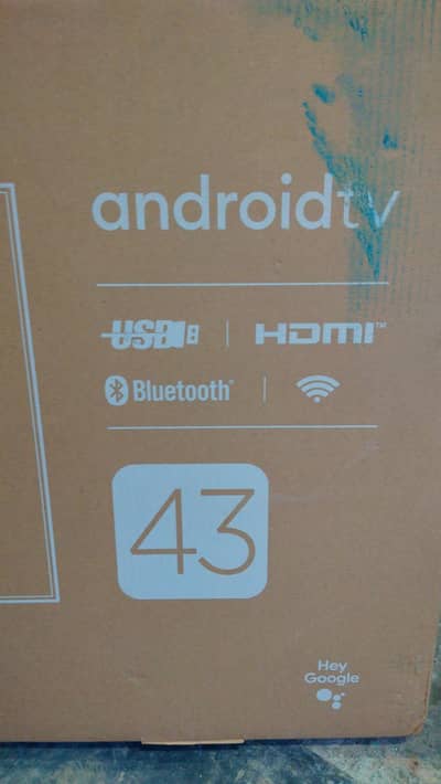 TCl Model:43L5A led tv. HDR supported. android tv. Metallic bezel less