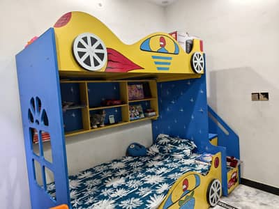 dobbule bed for kids with mattres