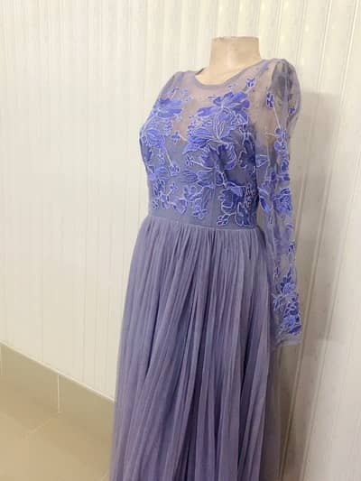 Long maxi lilic colour standard size medium to large