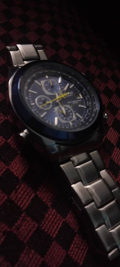 Citizen world chronograph WR200 Blue angel