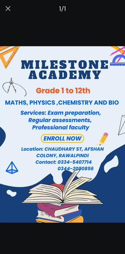 MILESTONE ACADEMY FOR ALL STUDENTS