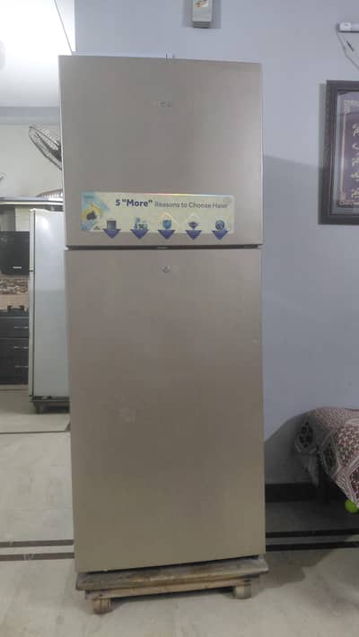 Haier Double Door Refrigerator, Excellent Working Condition