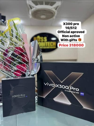 X 300 Pro | 16/512 gb | PTA Approved official | 1 Year Official Warran