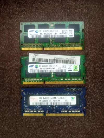 Laptop DDR3 RAM – Samsung 4GB×2 & Hynix 2GB